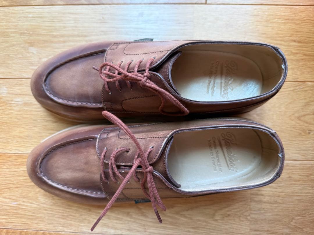 paraboot パラブーツ　シャンボード　キャメル×ホワイト