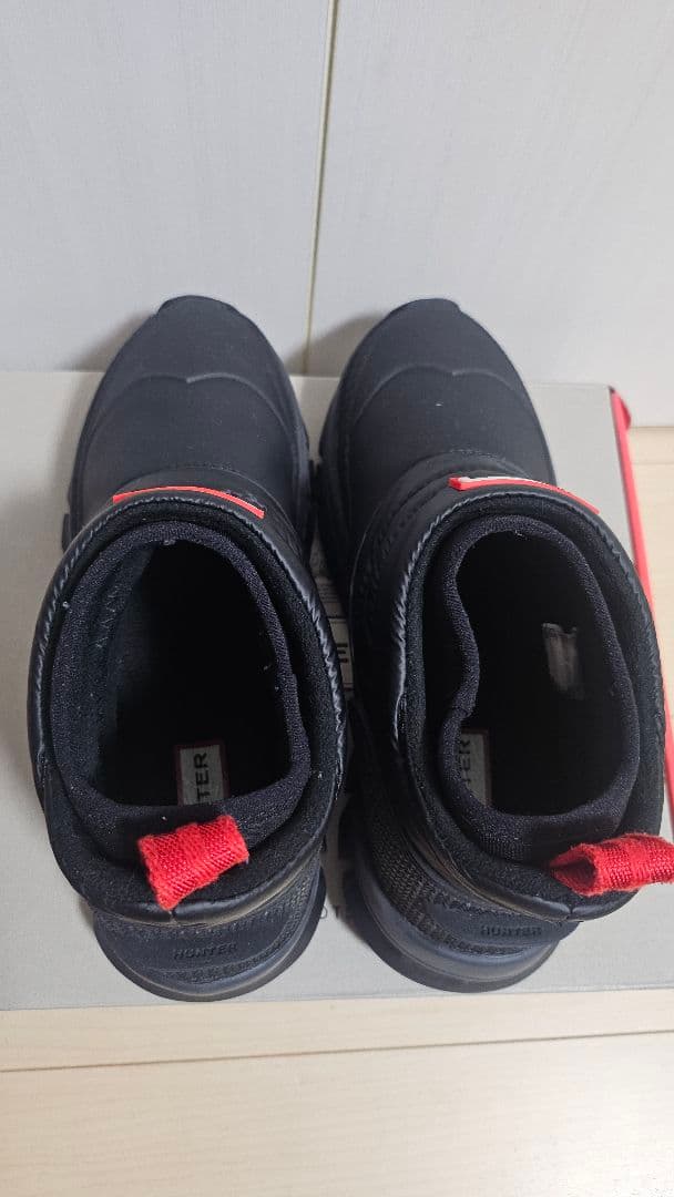 美品　HUNTER スノーブーツ 23cm UK4 36　レインブーツ