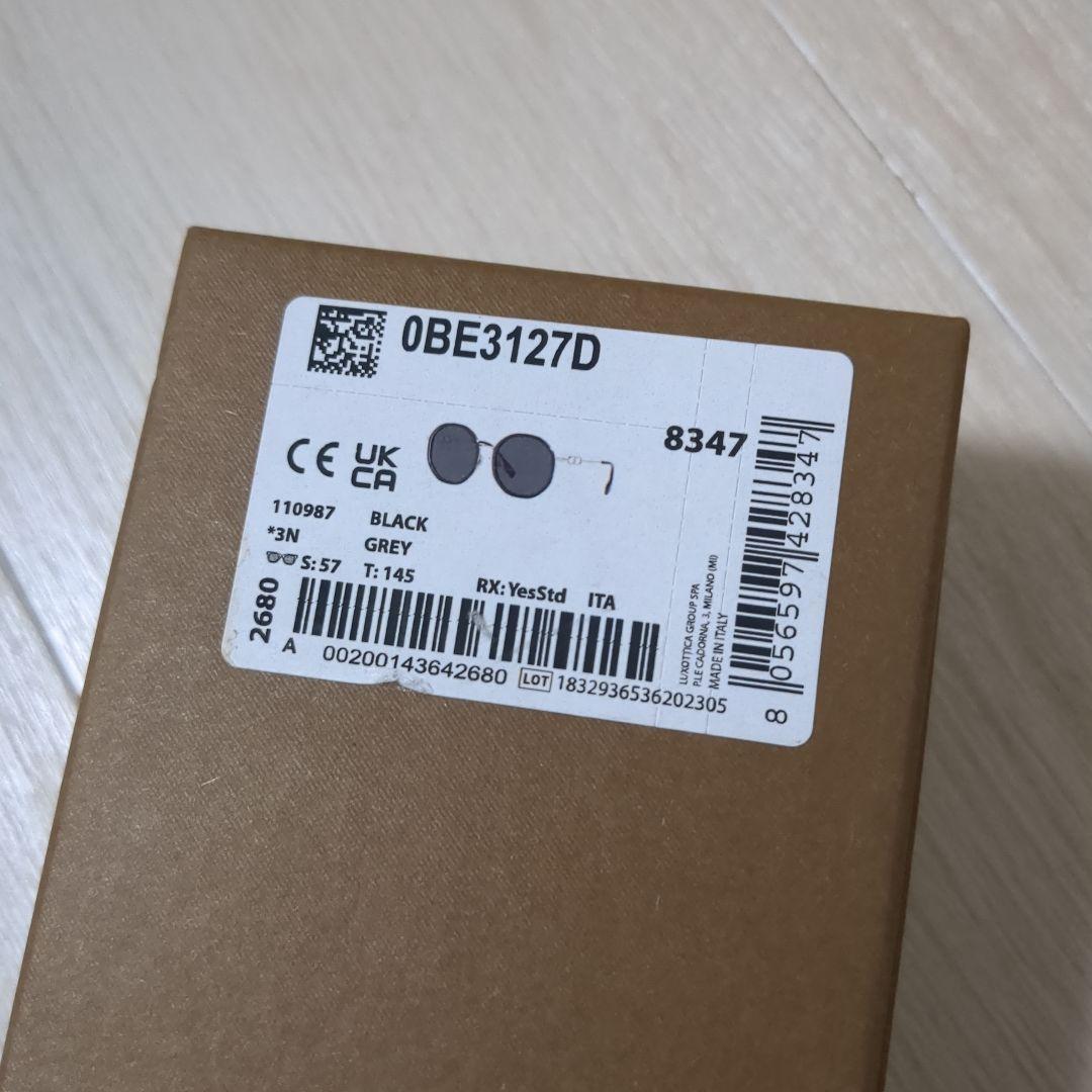 【美品】BURBERRY/バーバリー BE3127D ラウンド サングラス