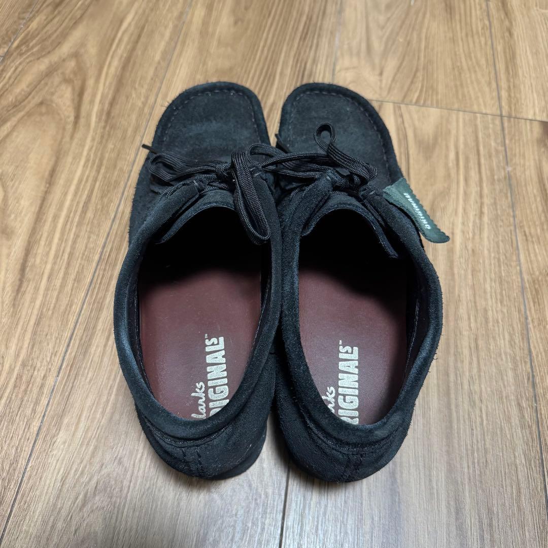 Clarks ワラビーゴアテックス ブラックスエード UK6.5