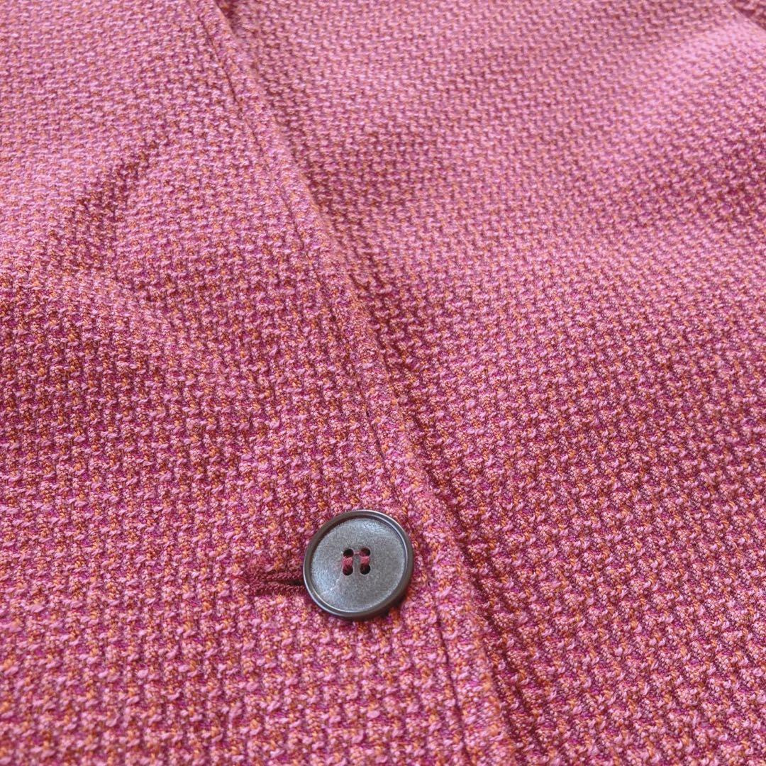 FALCONERIウール テーラード ノーカラー ジャケット M