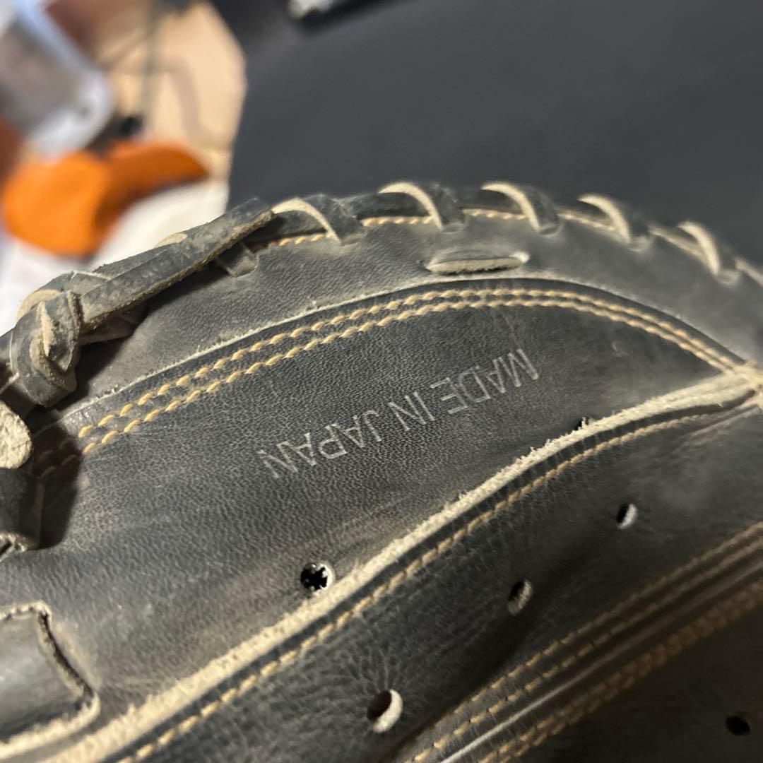 ZETT 黒 レザー プロステイタス 小林誠司モデルキャッチャーミット