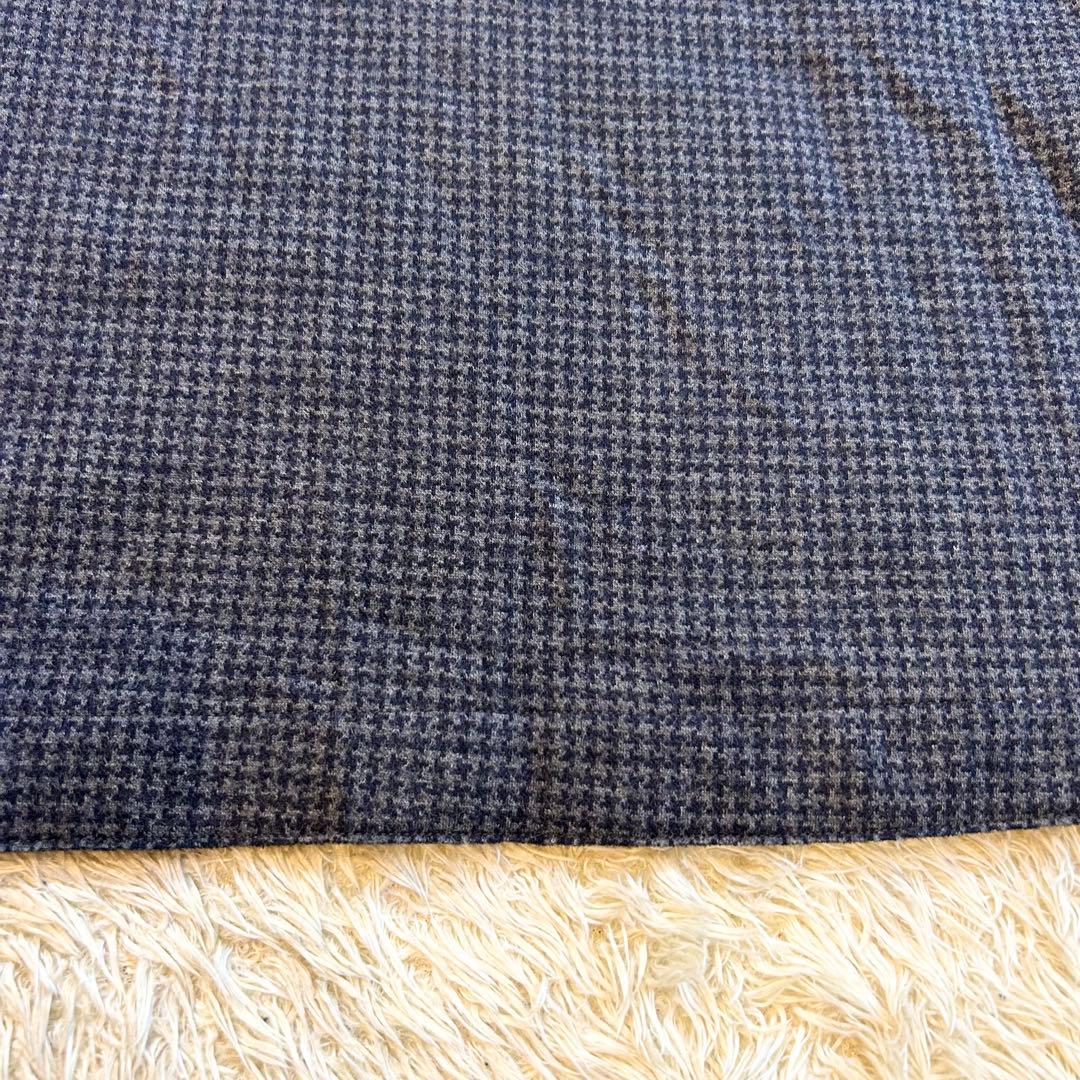 【タグ付き✨️45R】 定価43000円以上 千鳥 ウール ワンピース ロング