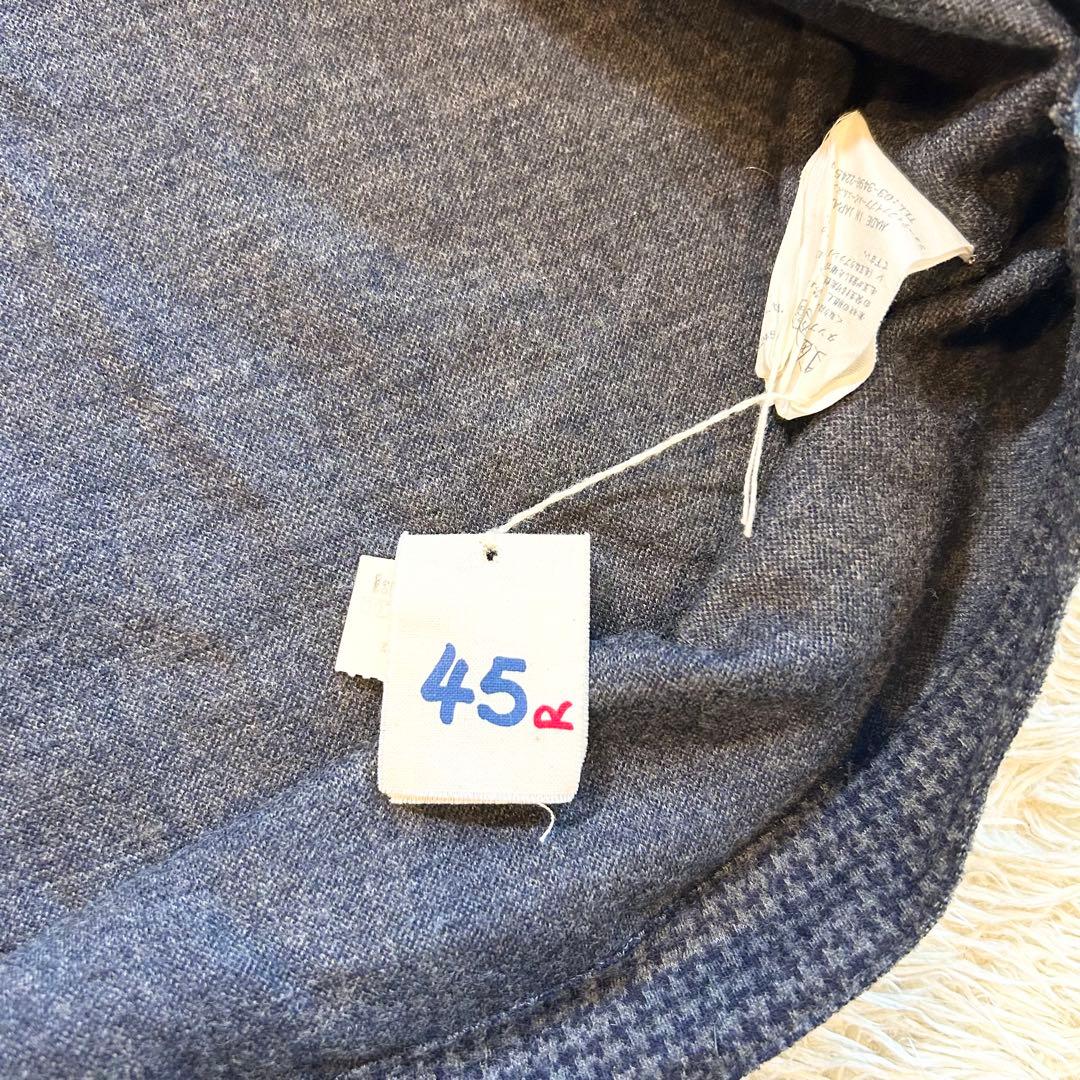 【タグ付き✨️45R】 定価43000円以上 千鳥 ウール ワンピース ロング