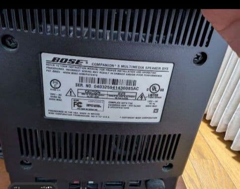 Companion® 5 multimedia speaker ボーズ