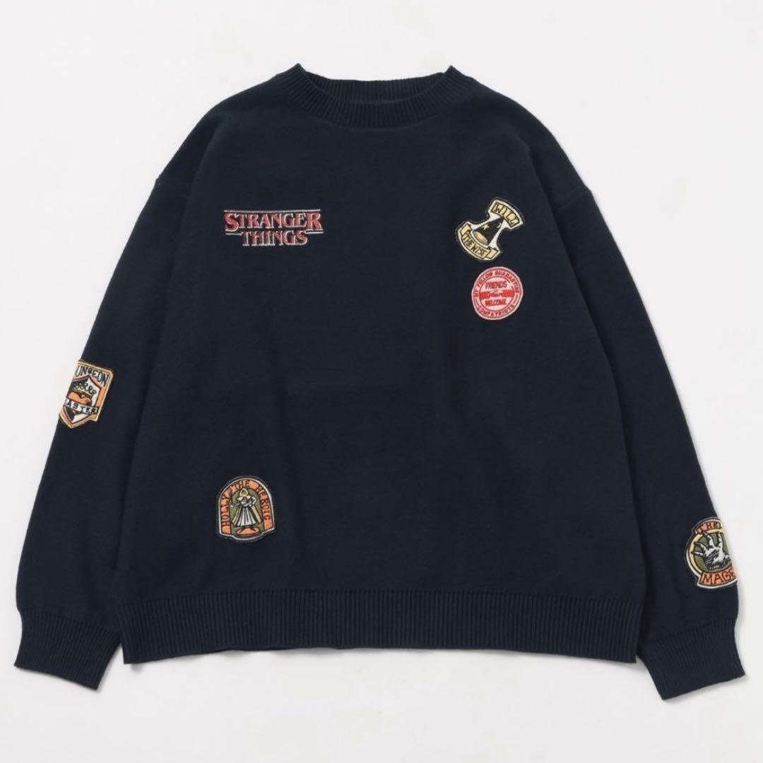 STRANGER THINGS × ニコアンド コラボ アソートモチーフニット