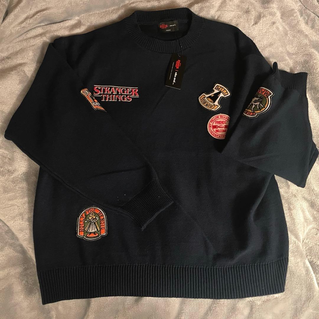 STRANGER THINGS × ニコアンド コラボ アソートモチーフニット