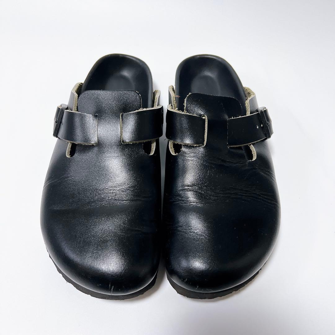 ビルケンシュトック ボストン レザー コンフォートサンダル オールブラック 27