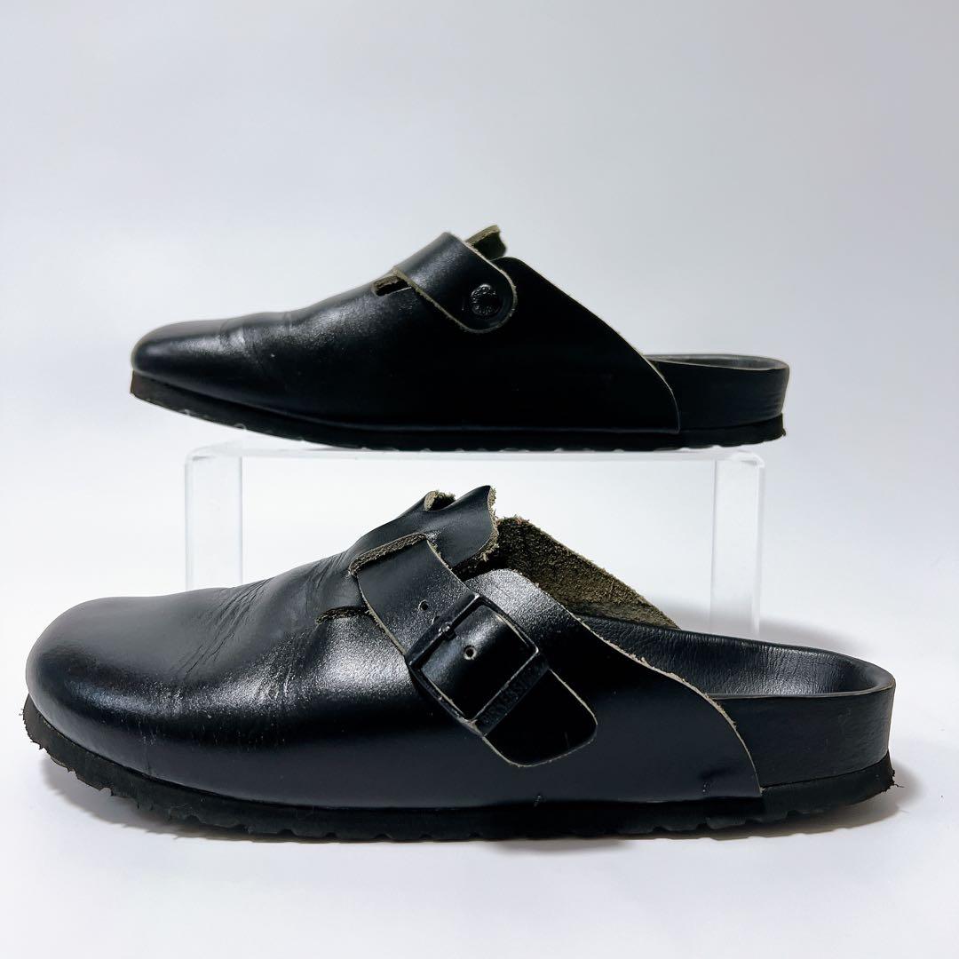 ビルケンシュトック ボストン レザー コンフォートサンダル オールブラック 27