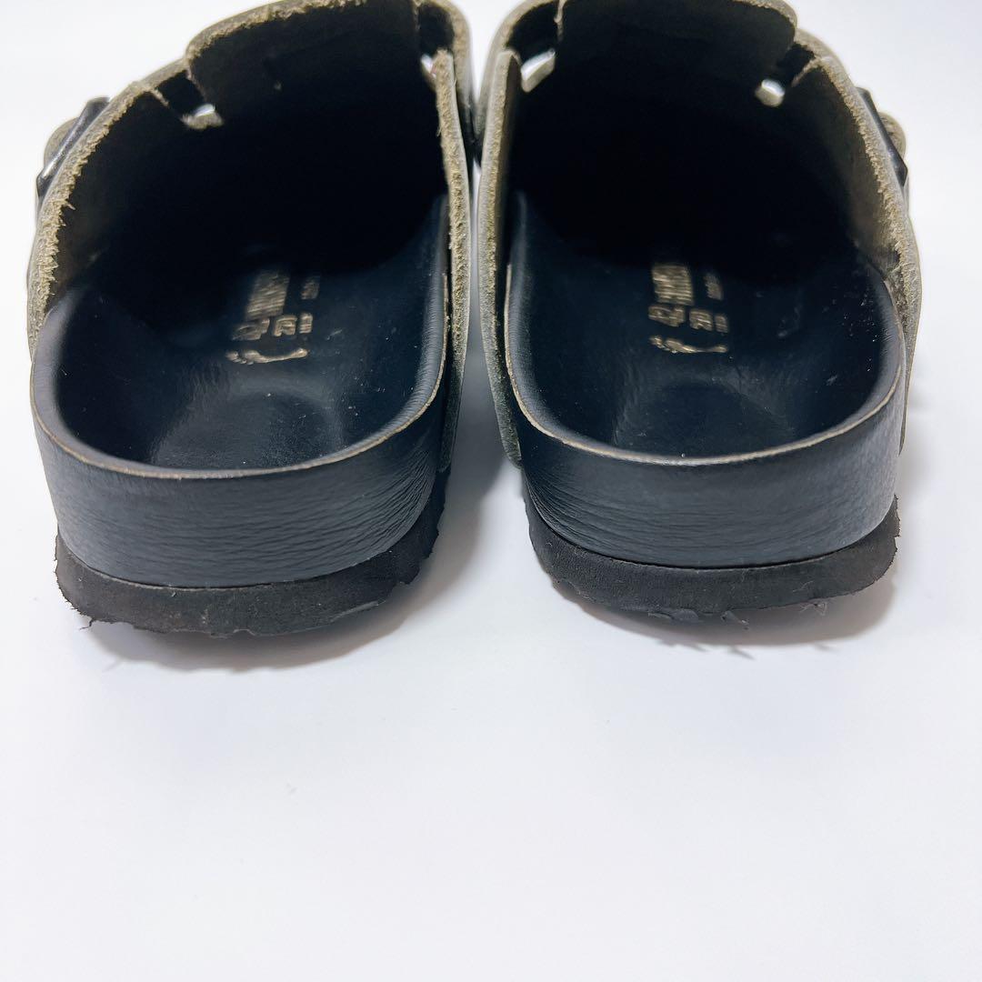 ビルケンシュトック ボストン レザー コンフォートサンダル オールブラック 27