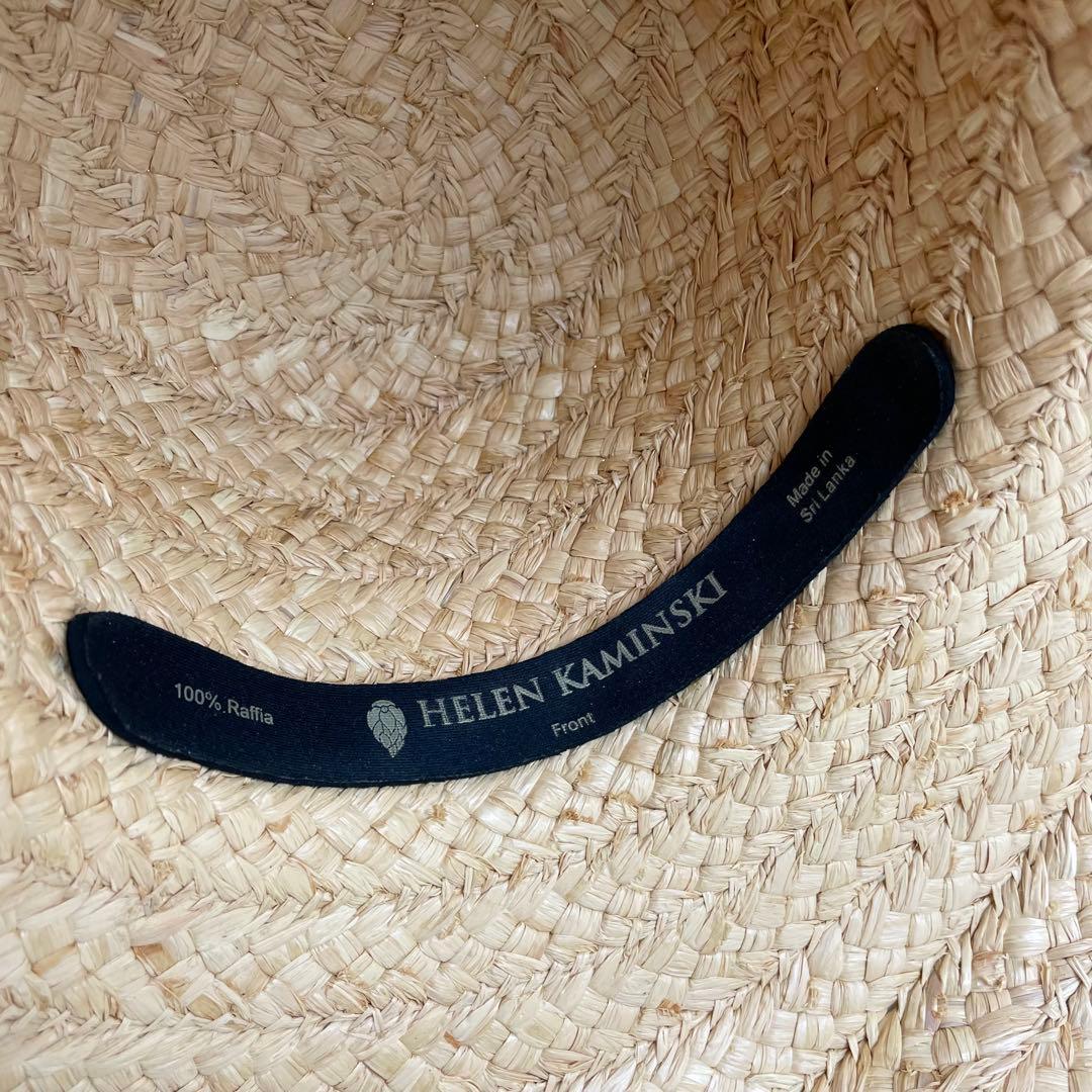 人気品⭐️ヘレンカミンスキー ヘリンボーン クラシック5 ラフィア ハット 帽子