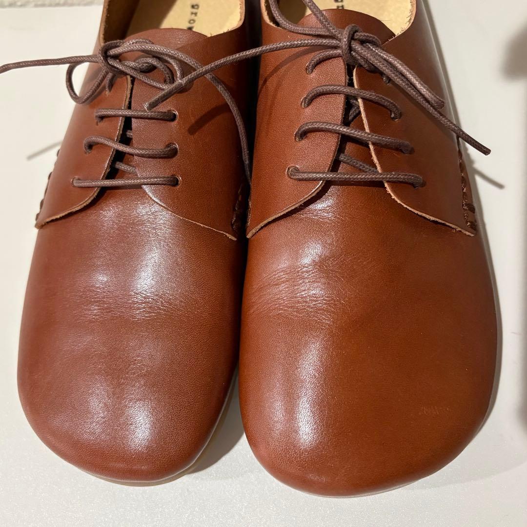 極美品✨ grow naturally　グロウナチュラリー　レザーシューズ