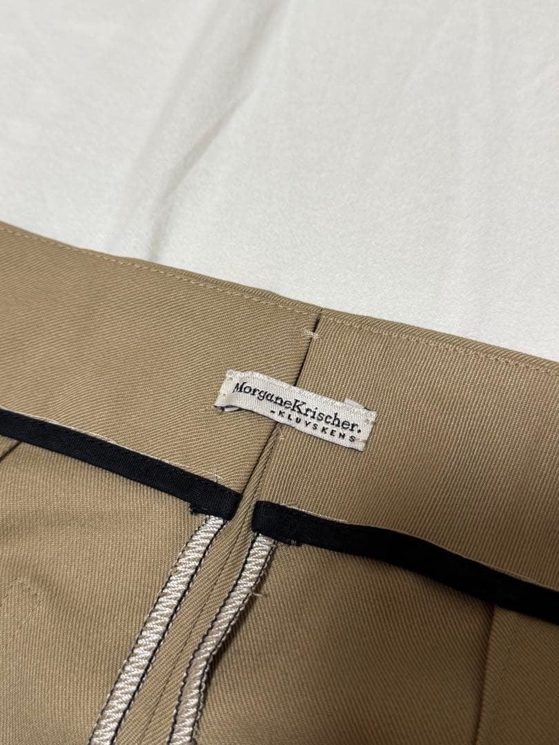 morgane krischerカーブパンツ　ベージュ