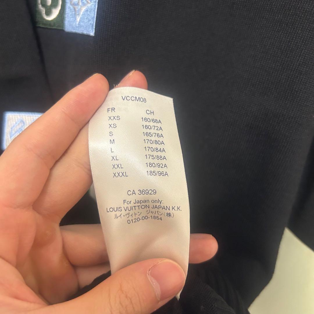 【未使用級】LOUIS VUITTON ルイヴィトン セーター　ワッペン S