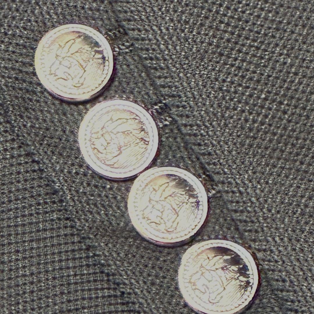 BURBERRY BLACK LABEL 銀ボタン テーラードジャケット M