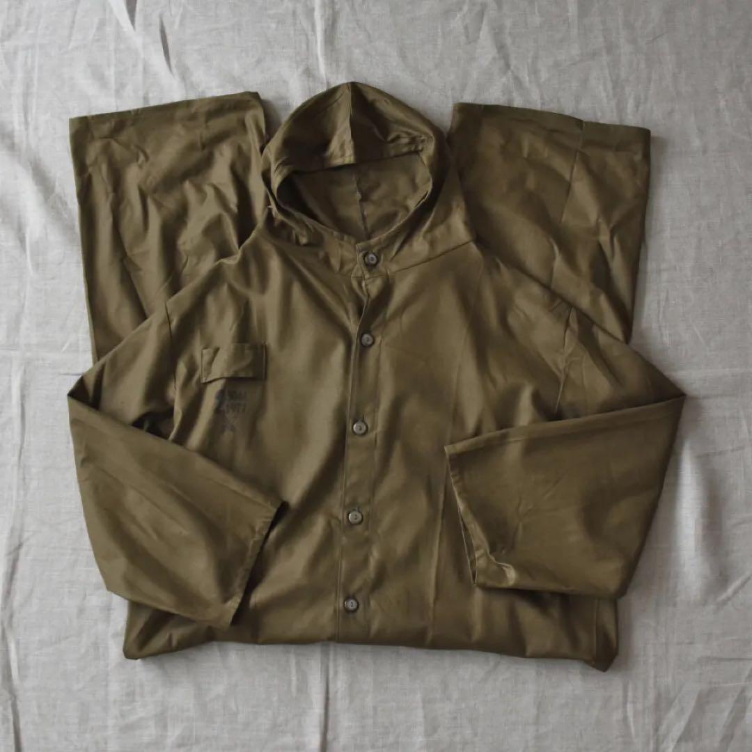 【チェコ軍デッドストック】1970年代ワークカバーオール（つなぎ）ブラウン