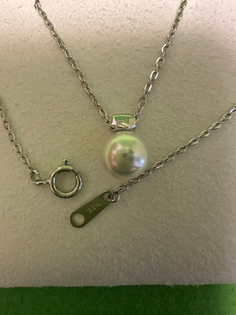 MIKIMOTO ミキモトアコヤ真珠約７mmシルバーネックレス♡現行品♡