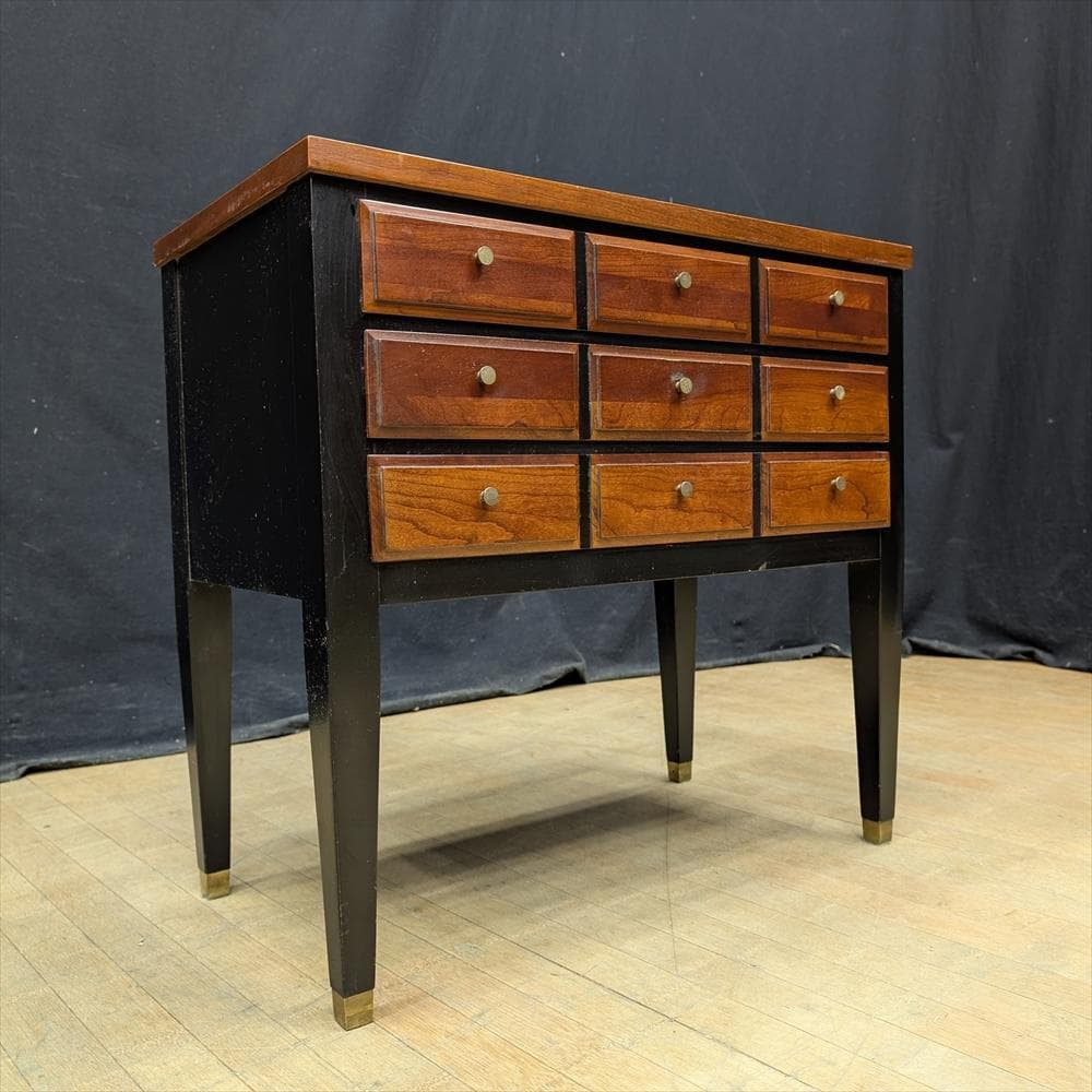 イーセンアーレン　3段　　サイドチェスト　リビングチェスト　サイドテーブル