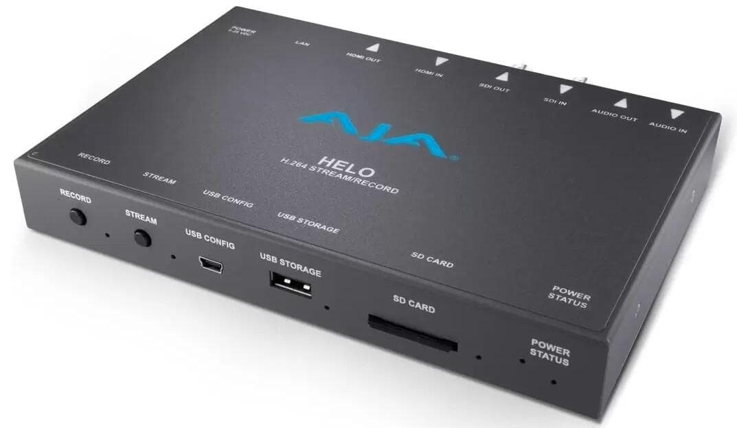 AJA HELO H.264 レコーディング ストリーミング エイジェイエイ