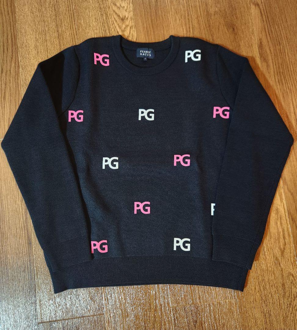 【新品未使用】パーリーゲイツ 肉厚ニット ネイビー