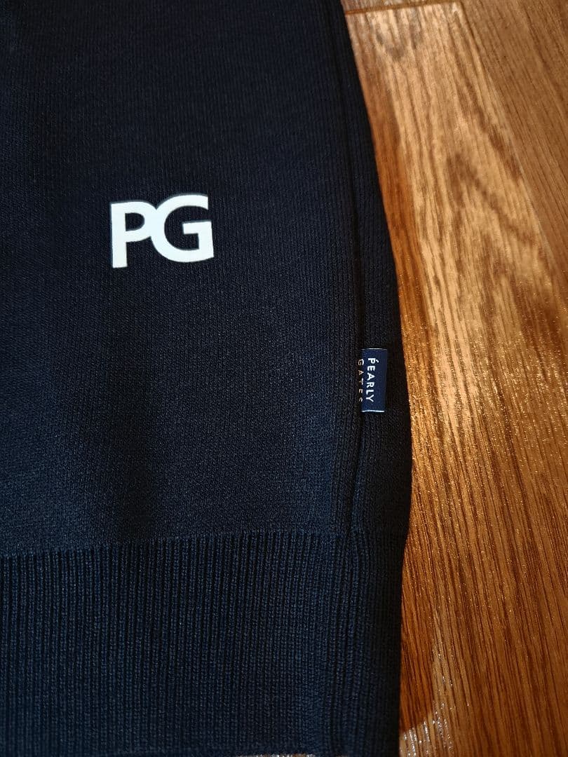 【新品未使用】パーリーゲイツ 肉厚ニット ネイビー