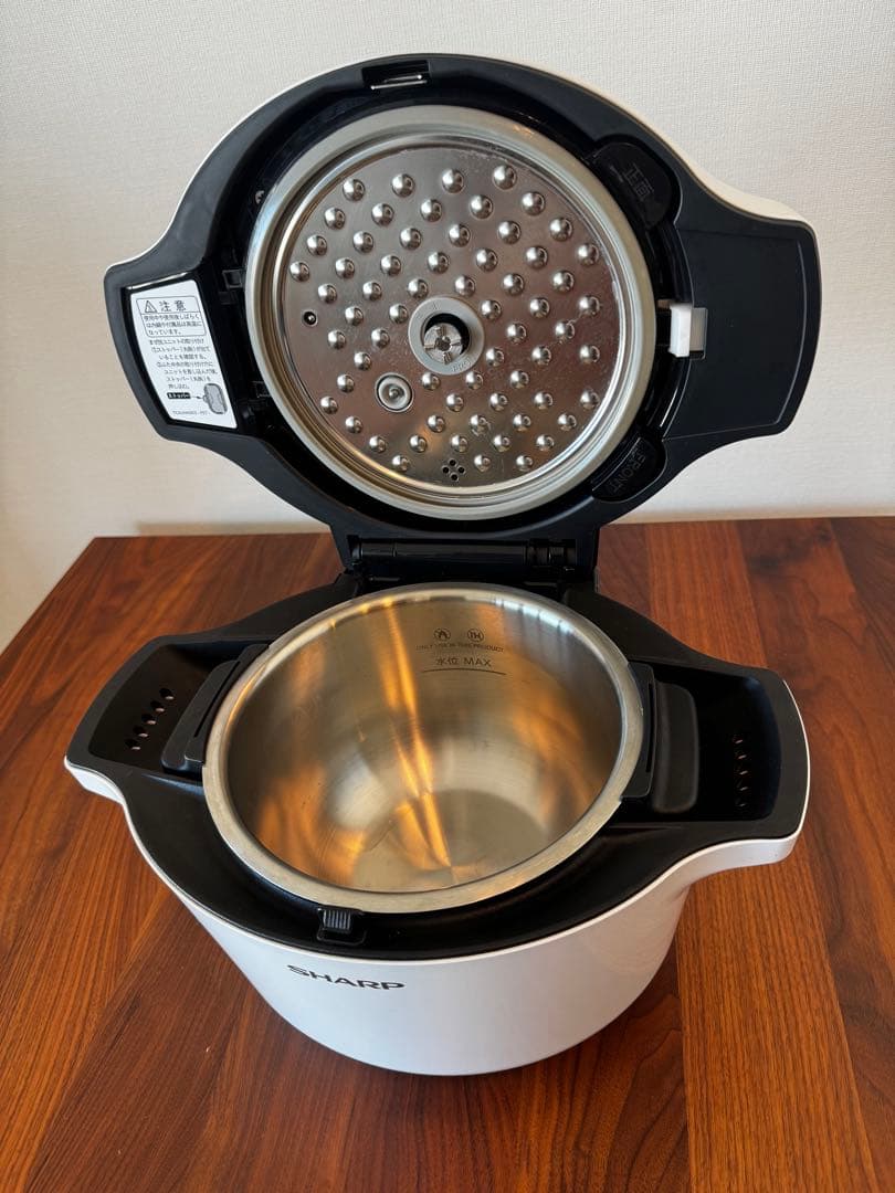 【使用感あり】シャープ ヘルシオ ホットクック 1.6L ホワイト