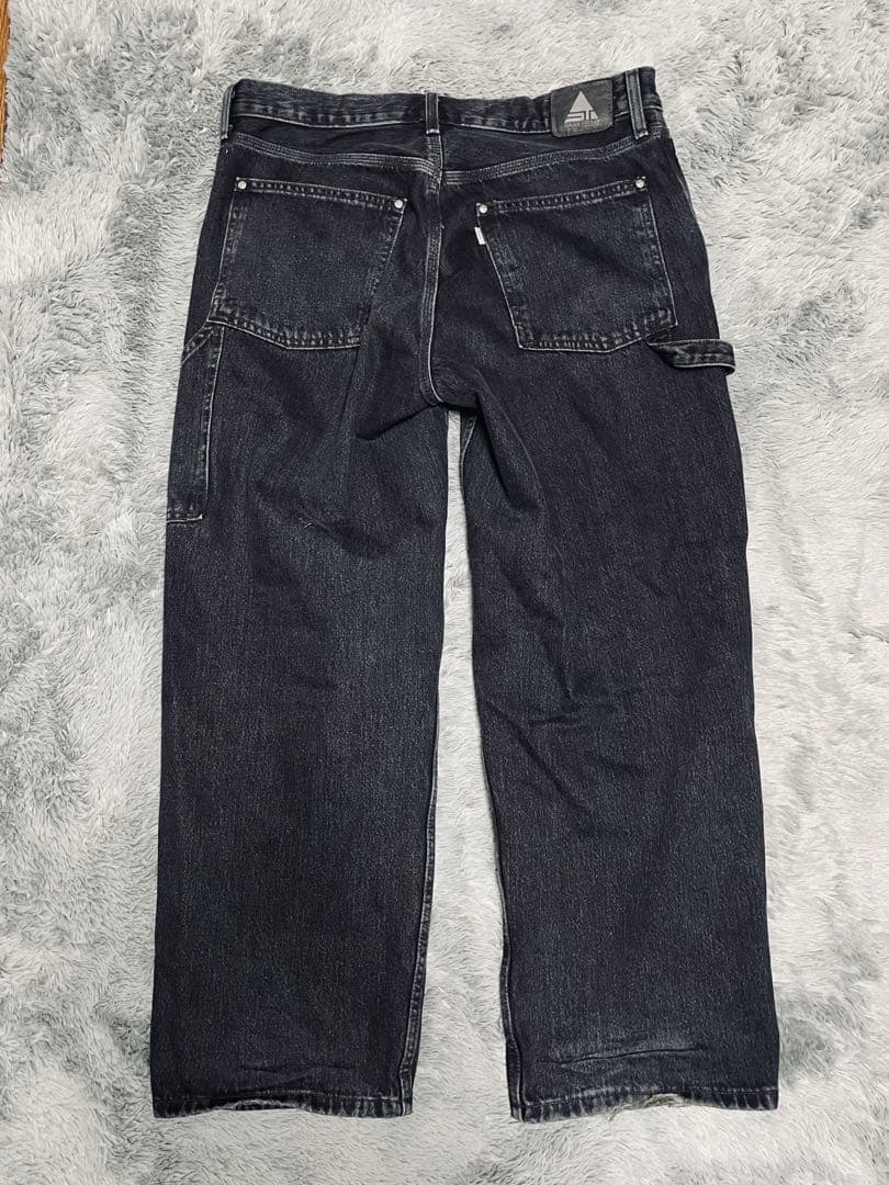 SHSE　LEVIS SILVER TAB バギー 34L30 ブラック