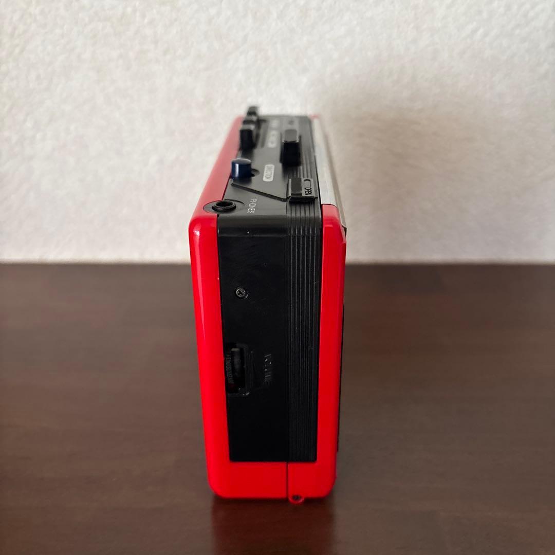 ★人気色レッド★ National カセットプレーヤー　RQ-J8