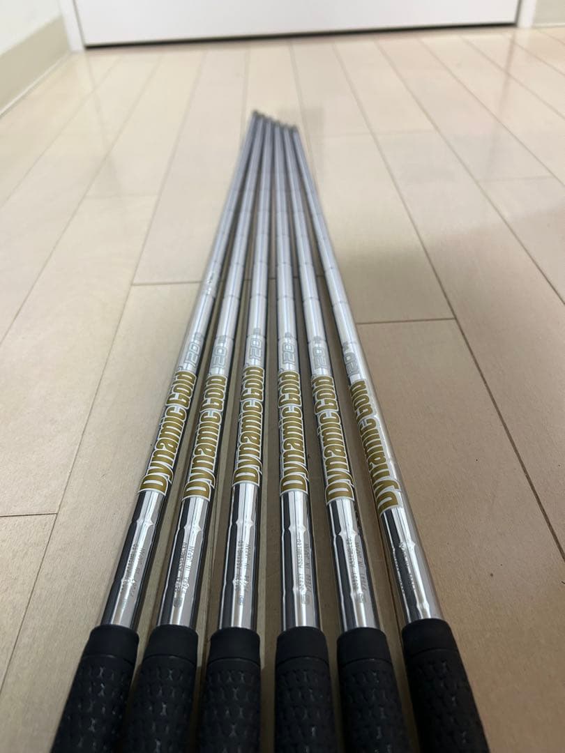 ダイナミックゴールド120 x100スチールシャフト 6本セット