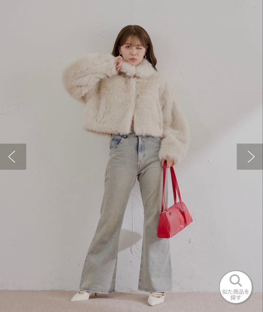 Chico プードルコート WEB限定 リバイバル ホワイトその他1