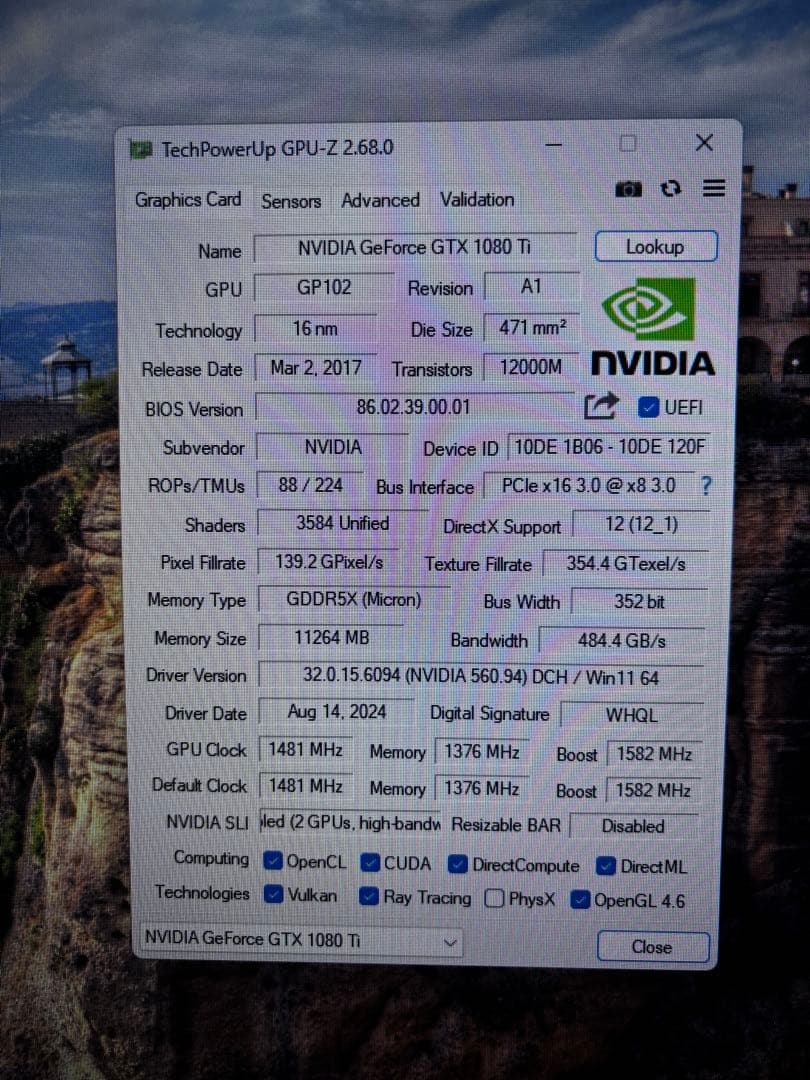 ［中古品］GTX 1080Ti