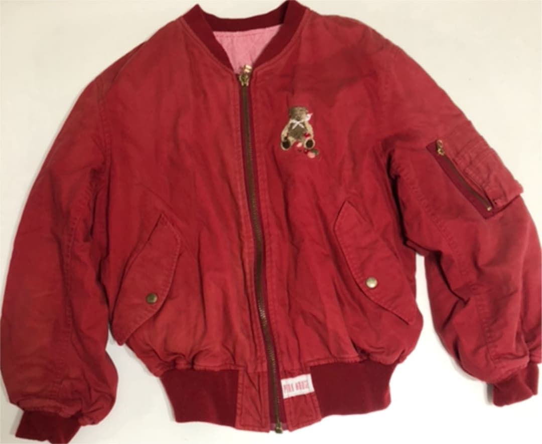 ❤️SALE❤️❺ ピンクハウス　ゼッケン　ブルゾン　ジャンパー　クマ　ベア