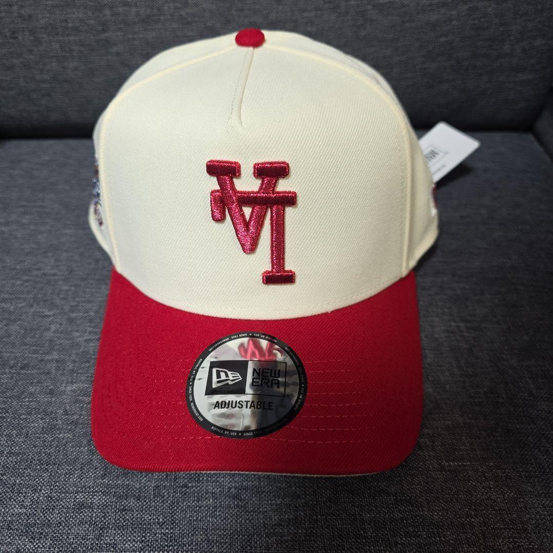 ニューエラ 9FORTY A-Frame ドジャース 逆ロゴ ホワイト レッド