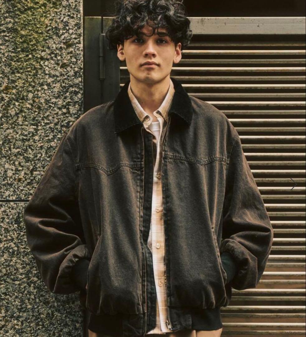 417 EDIFICE エディフィス デニム ジップヨークジャケット サイズL