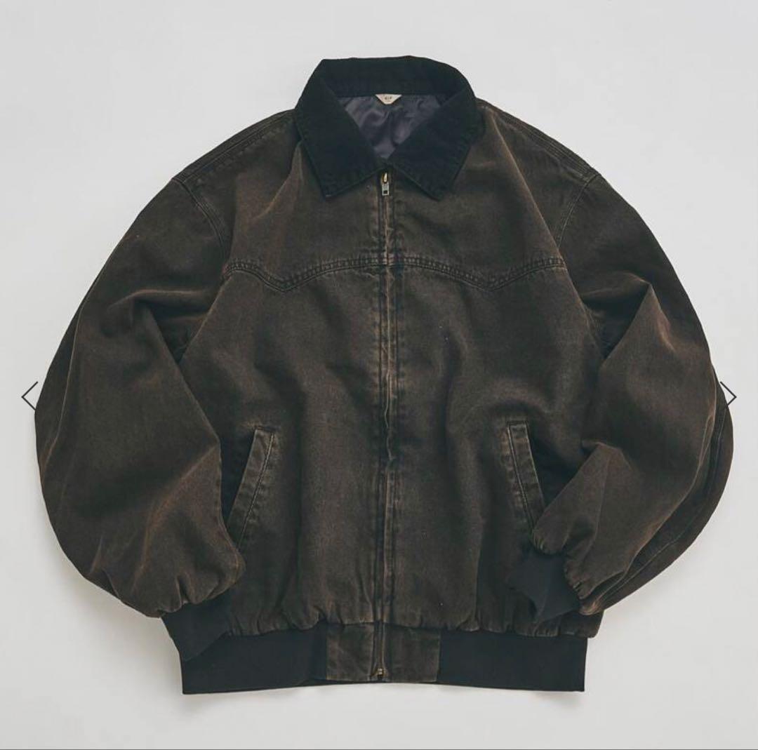 417 EDIFICE エディフィス デニム ジップヨークジャケット サイズL