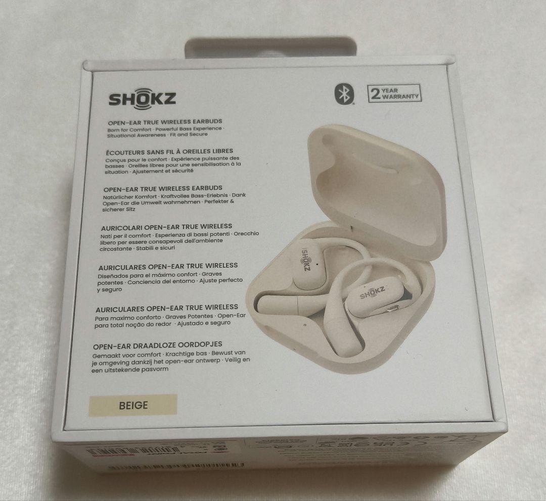極美品(使用時間1時間未満)　Shokz OPENFIT
