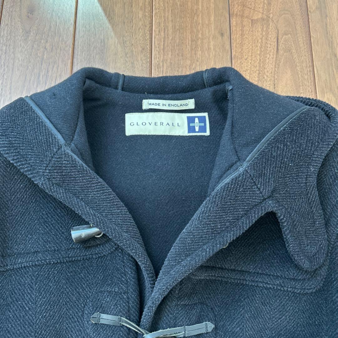 GLOVERALL ダッフルコート ダークグレー　ヘリンボーン　サイズUK46