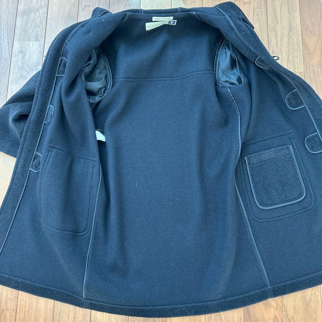 GLOVERALL ダッフルコート ダークグレー　ヘリンボーン　サイズUK46