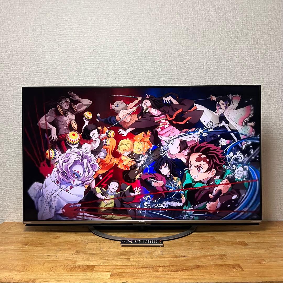 シャープ 60V型 4K液晶テレビ AQUOS LC-60US45 動画アプリ○