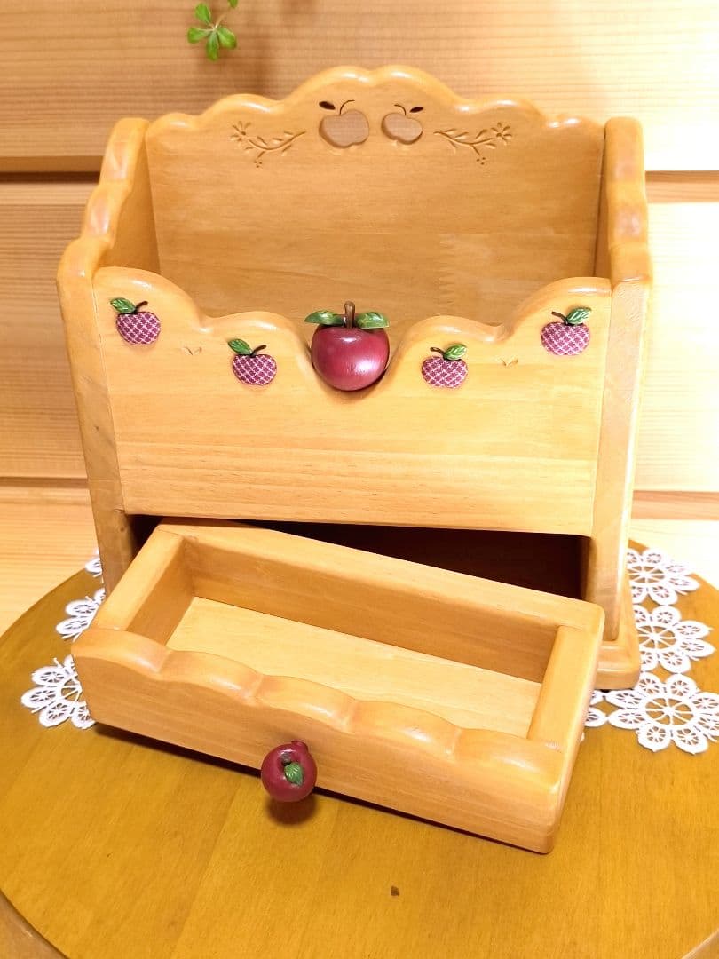 ⭐️アメリカンカントリー雑貨❤️ぷっくりෆりんごෆの多目的スタンド★仕切り無し