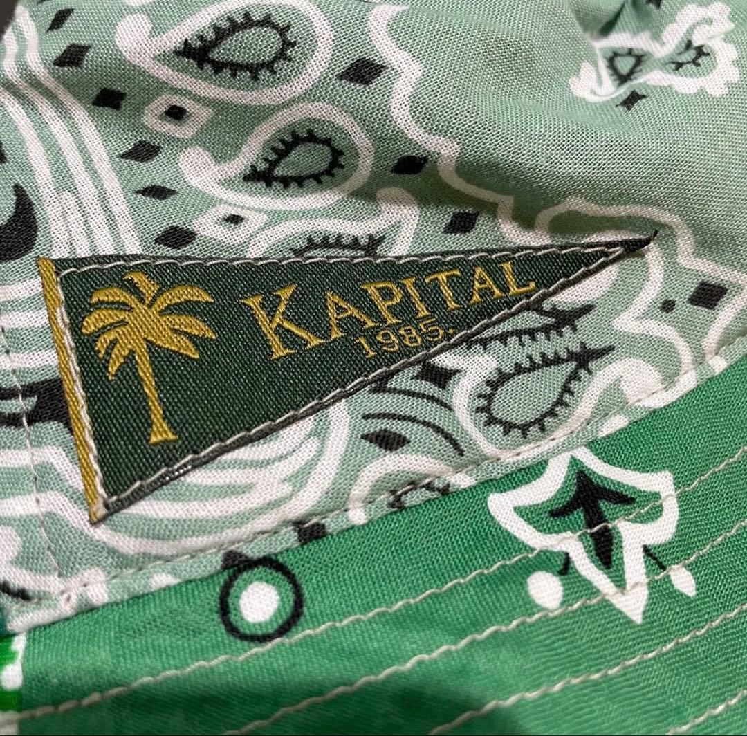 帽子 KAPITAL BANDANA PATCHWORK BUCKET HAT