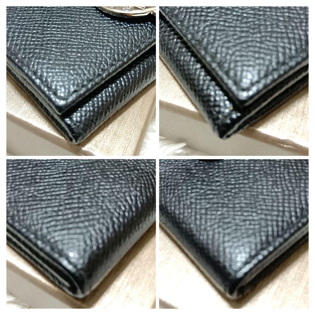 美品　ブルガリ　ケース　小銭入れ　ロゴクリップ　ブラック　レザー　付属品