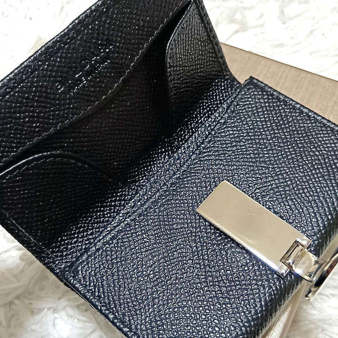 美品　ブルガリ　ケース　小銭入れ　ロゴクリップ　ブラック　レザー　付属品