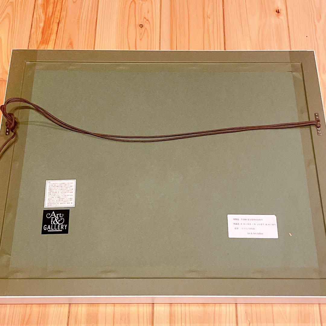 M*h様 トムエバハート　A kiss is just a kiss リトグラフ