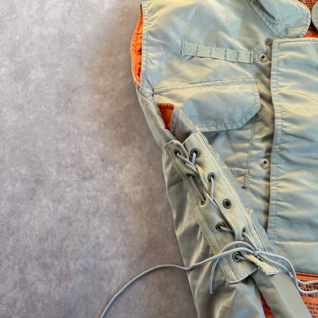 Schoot ライナーベスト 86 19-M5 グレー フライトジャケット