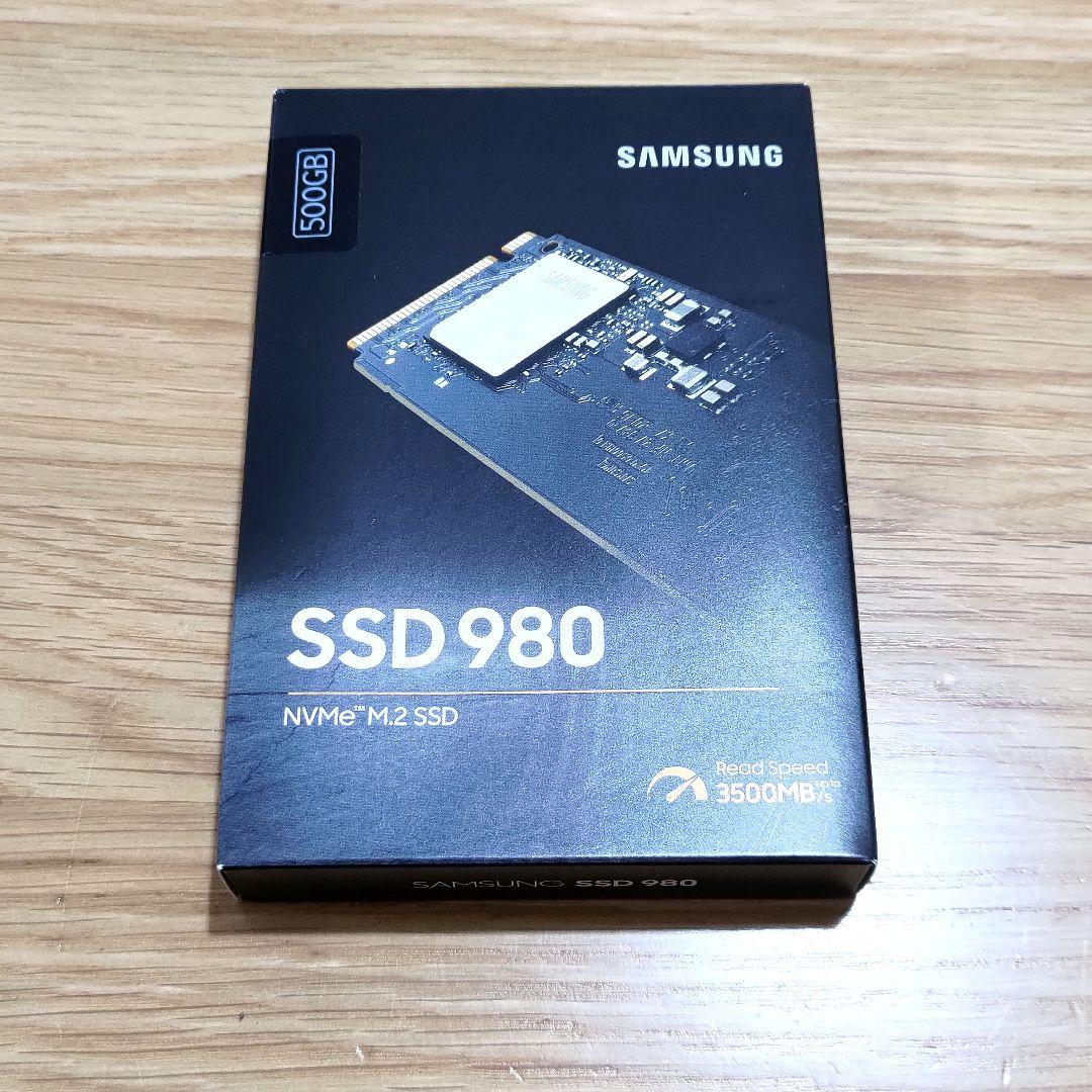 【新品】Samsung SSD 980 500GB NVMe M.2