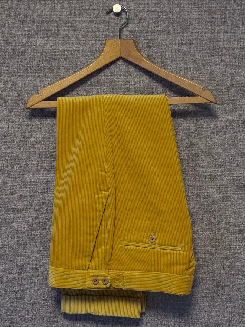 CORDINGS/コーディングス コーデュロイ トラウザーズ マスタード 美品