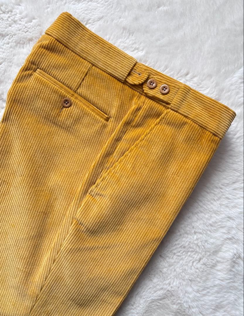 CORDINGS/コーディングス コーデュロイ トラウザーズ マスタード 美品