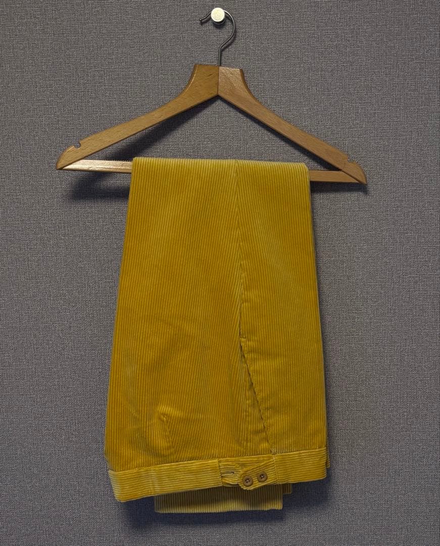 CORDINGS/コーディングス コーデュロイ トラウザーズ マスタード 美品