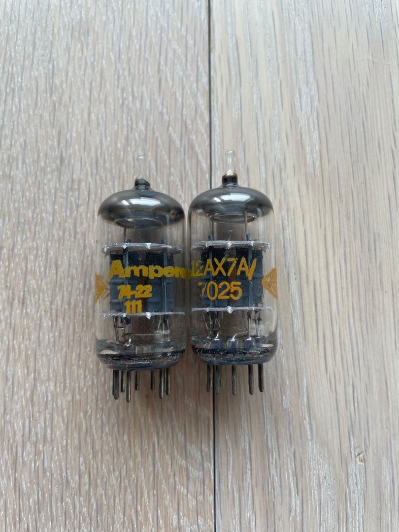 Amperex 12AX7A/7025 真空管 2本セット